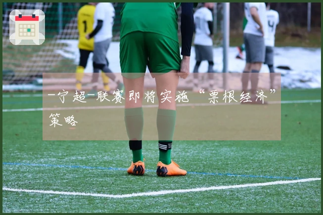 -宁超-联赛即将实施“票根经济”策略